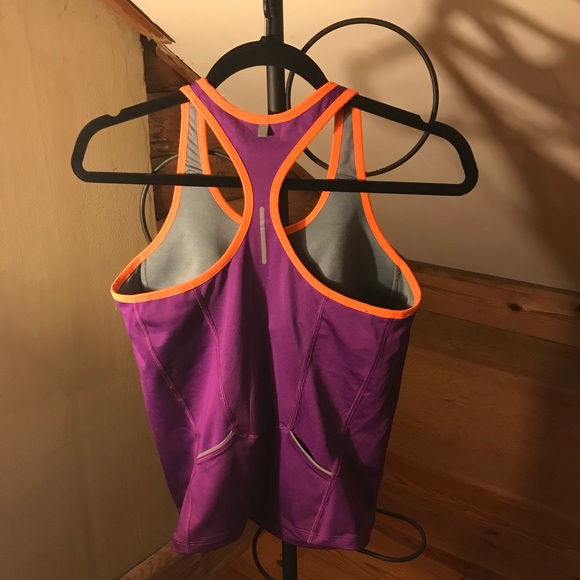 Nike Dri Fit Purple Built-in Bra Tank Top, EUC, M - Picture 2 of 14